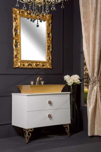 Тумба под раковину Armadi Art NeoArt 831-080-WH 80х50 подвесная цвет белый