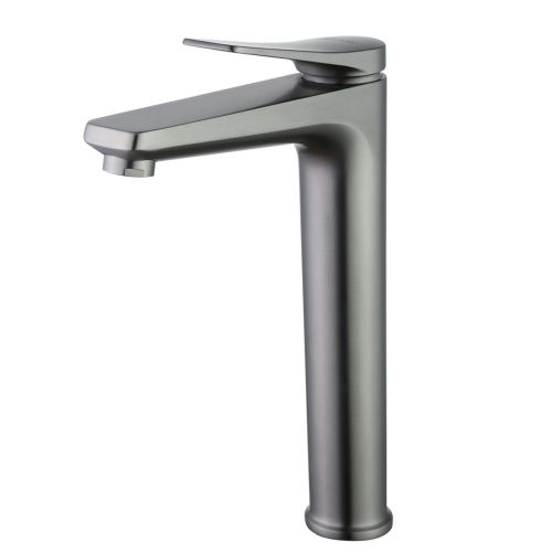 Смеситель для раковины LeMark Bronx LM3709GM на столешницу графит