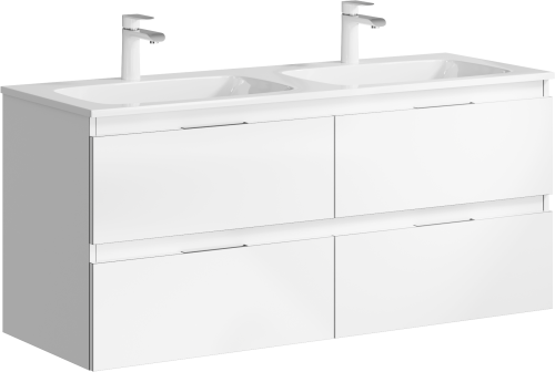 Тумба под раковину Aqwella Y ACC0112W 120х40 подвесная цвет белый