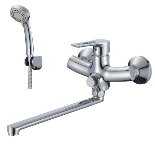 Смеситель для ванны Rossinka RS43 RS43-32 настенный хром