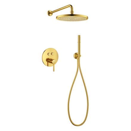Душевая система Cezares ECO ECO-DSET-BORO встраиваемая в стену цвет золото