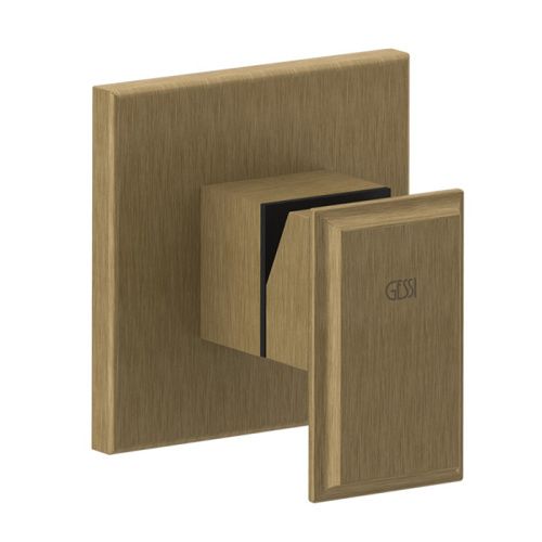 Смеситель для душа Gessi Eleganza 46106#713 встраиваемый в стену бронза