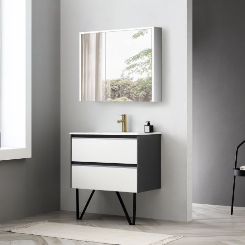 Зеркало-шкаф Esbano ESMI5008NS 80х70 подвесной