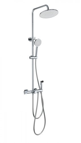 Душевая стойка Wonzon & Woghand WW-B3097-A-CR настенная цвет хром с термостатом