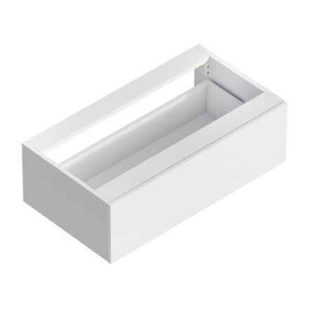 Тумба под раковину Cezares CADRO CADRO-80-1C-SO-BG-BLUM 80х50 подвесная цвет белый