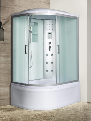 Душевая кабина River DUNAY 10000003133 120х90 асимметричная с крышей ориентация правая