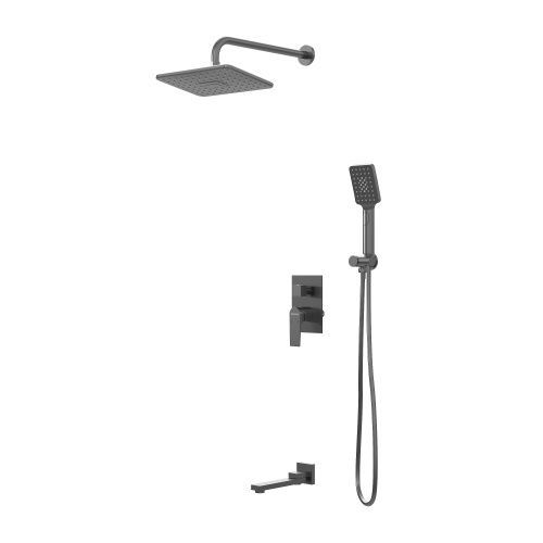 Душевая система Grossman Classic 501.K35.04.420 встраиваемая в стену цвет черный