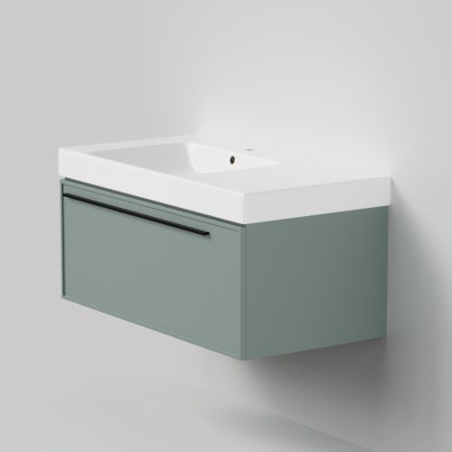 Тумба с раковиной La Fenice ELBA NFNC-01-ELB-G-90-3-90L 90х50 подвесная цвет серый