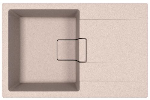 Кухонная мойка Florentina Ривьера 780 20.480.C0780.107 80х50 цвет бежевый поверхность матовая