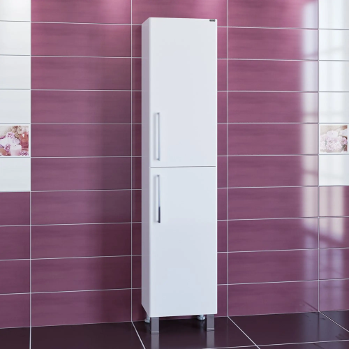 Шкаф-пенал СанТа Вегас 526006 40х170 напольный цвет белый