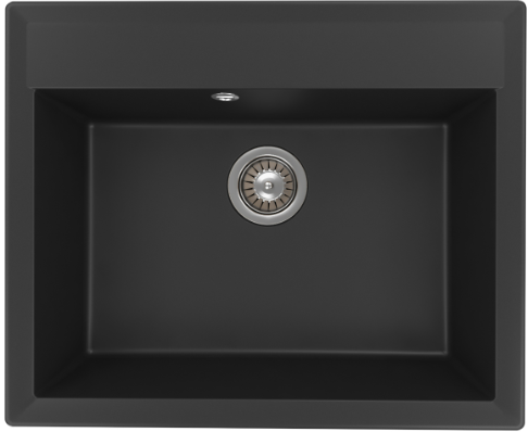 Кухонная мойка Florentina Тоскана 770 17.050.E0770.302 75х50 цвет черный поверхность матовая