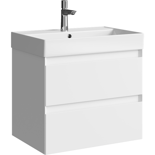 Тумба под раковину Aqwella Y GE01652WM 70х50 подвесная цвет белый