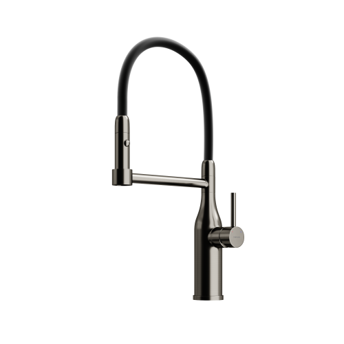 Смеситель для кухни Sancos Pride SC4011GG на мойку вороненая сталь