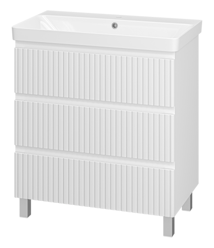Тумба под раковину Brevita Victory VIC-07080-0103Я 80х50 напольная цвет белый