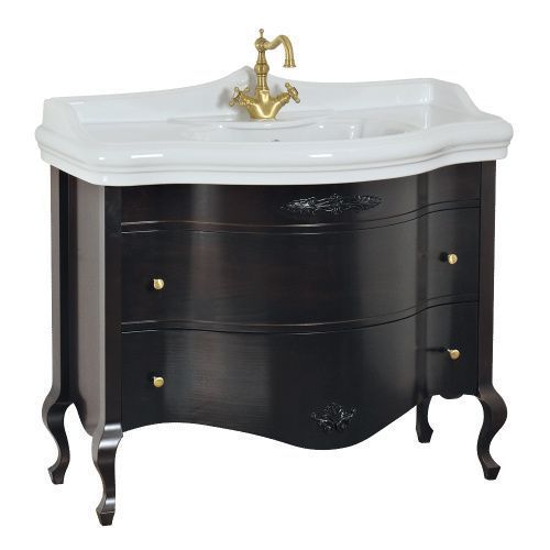 Тумба под раковину Migliore IMPERO 25964 110х60 напольная цвет коричневый