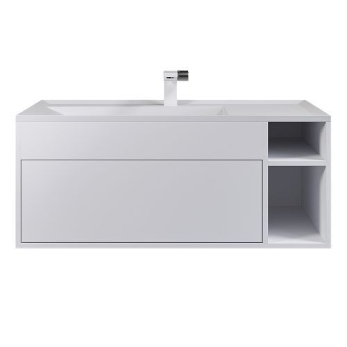 Тумба с раковиной Uperwood Lotus Premium 39340207463 100х50 цвет белый