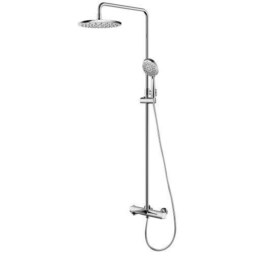 Душевая стойка Azario Galaxy AZ-67B47EV1-1DC1J19A-ZH3394A-HB1153C настенная цвет хром