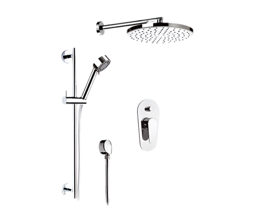Душевая система Remer Class Line L09S01 встраиваемая в стену цвет хром