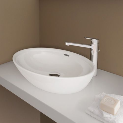 Раковина керамическая Laufen Pro 8.1296.4.000.109.1 50х40 накладная цвет белый без отверстий под смеситель