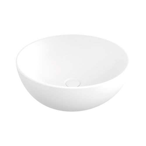 Раковина из сантехнического фарфора Ambassador Queen 116T20101 50х50 накладная цвет белый без отверстий под смеситель