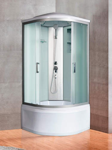 Душевая кабина River DESNA 10000006139 80х80 четверть круга с крышей ориентация универсальная