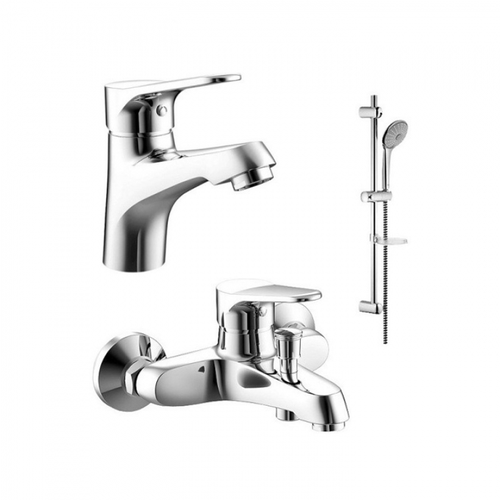 Комплект смесителей Bravat Eco F00313C хром