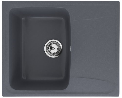 Кухонная мойка Ulgran Classic U-201-343 60х45 цвет серый
