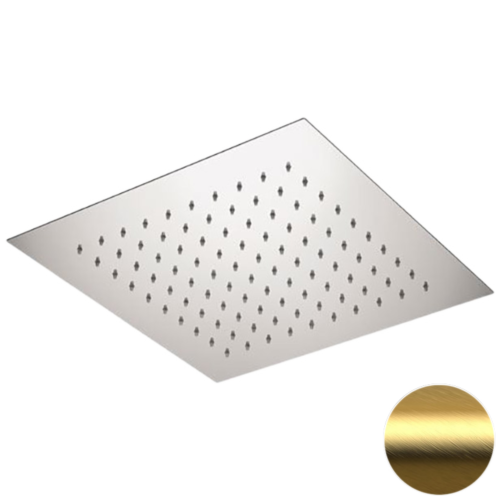 Верхний душ Remer 357EFS44BG 45х45 золото