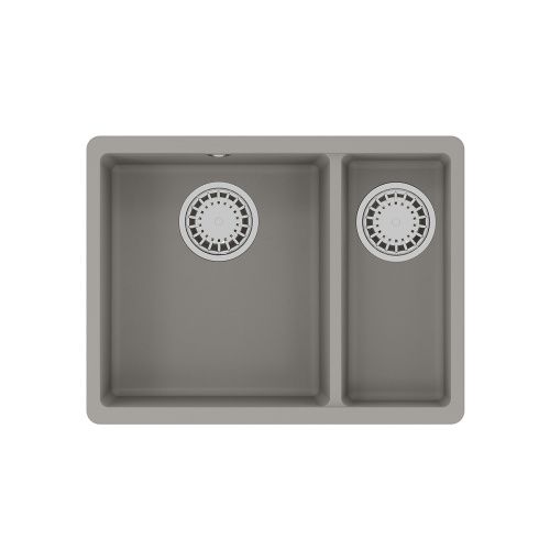 Кухонная мойка LeMark Sinara 550.2-u 9910081 55х40 цвет серый поверхность матовая