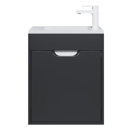Тумба с раковиной Uperwood UPD Modul 393020545 50х20 цвет черный