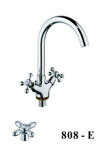 Смеситель для кухни D-Lin D153808-E на мойку хром