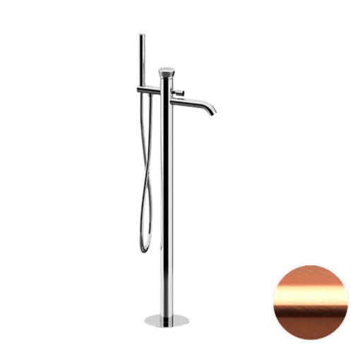 Смеситель для ванны Remer Element ET08RP напольный медь