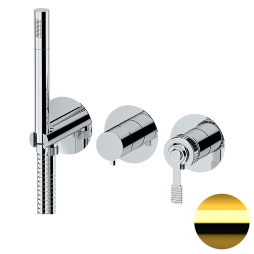Смеситель для душа Remer Atelier AL97D3PDO встраиваемый в стену золото