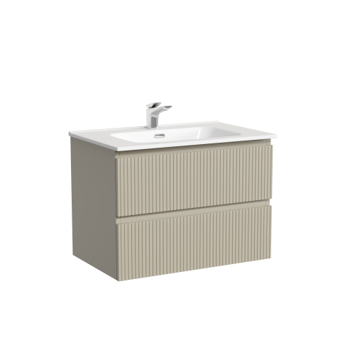 Тумба под раковину Sancos SNOB T SNT70CE 70х40 подвесная цвет бежевый