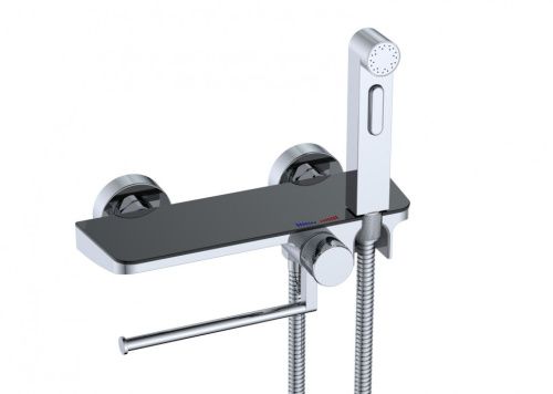 Гигиенический душ со смесителем CeramaLux LT9505 черный