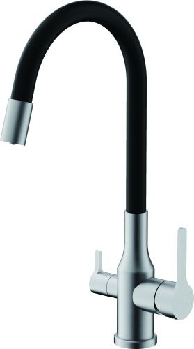 Смеситель для кухни BELZ B76814-1 на мойку черный