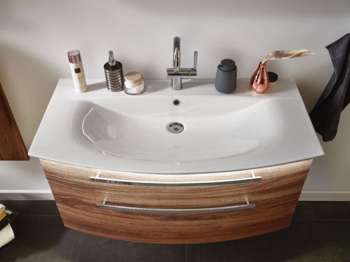 Раковина керамическая Puris Speed WTM8510B1 100х50 накладная цвет белый 1 отверстие под смеситель