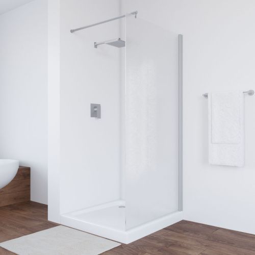 Душевая перегородка Vegas-Glass EAF TUR+NOVO EAF NOVO h2000 116 07 02 115х200 стекло рифленое профиль хром