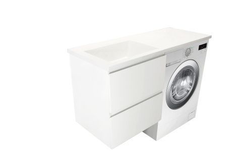 Тумба с раковиной Эстет Dallas Luxe 120 ФР-00001928 50х50 подвесная цвет белый