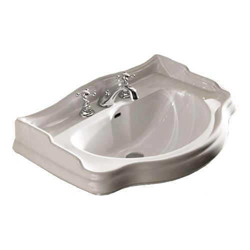 Раковина из сантехнического фаянса Migliore BELLA 20604 70х50 подвесная цвет белый 1 отверстие под смеситель