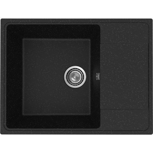 Кухонная мойка Ulgran Practik PR-M 650-004 65х50 цвет черный