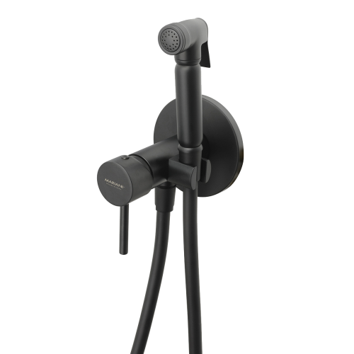 Гигиенический душ со смесителем Mariani B14185NXW черный