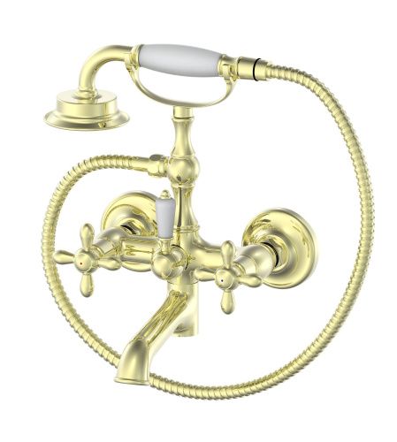 Смеситель для ванны Wonzon & Woghand Retro WW-88639020-PG настенный золото