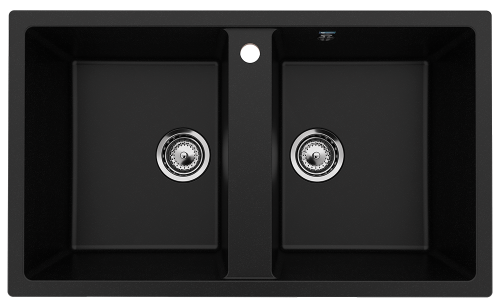 Кухонная мойка Ulgran Classic U-708-344 85х50 цвет черный