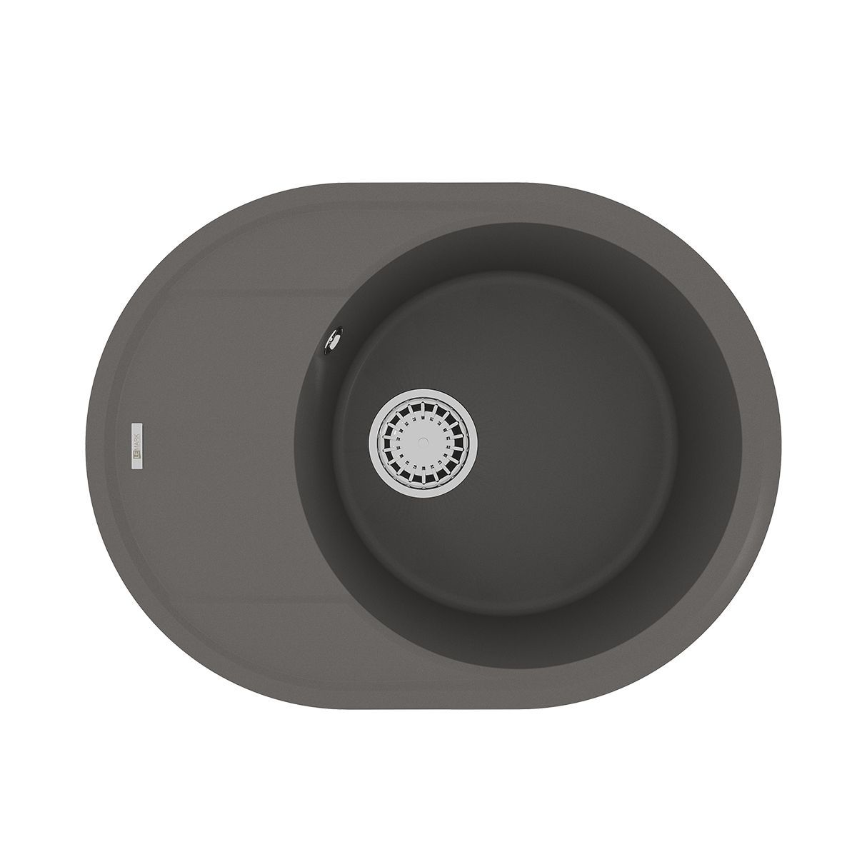 Кухонная мойка LeMark Lacha 620 9910053 60х45 цвет серый поверхность матовая