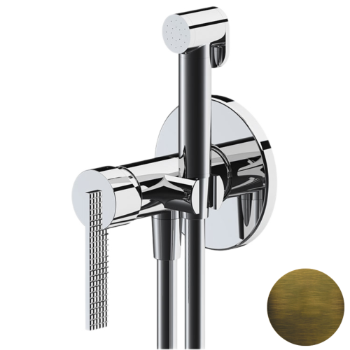 Гигиенический душ со смесителем Daniel ANC645BP4DCOM латунь