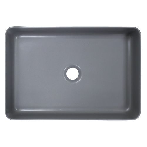 Раковина керамическая Creo Ceramique PU3500SG 50 см накладная цвет серый