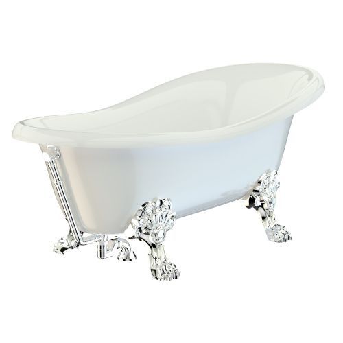 Ванна из искусственного камня Migliore BELLA 24624 170х80 отдельностоящая овальная с ножками