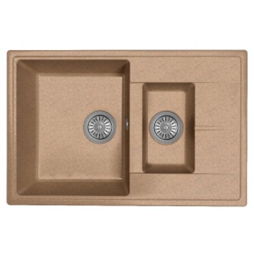 Кухонная мойка Dr.Gans Оливия 740 К 25.155.D0740.406 75х50 цвет коричневый поверхность матовая