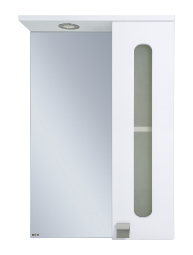 Зеркало-шкаф Misty Урал Э-Ура-04050-021П 50х70 подвесной цвет белый